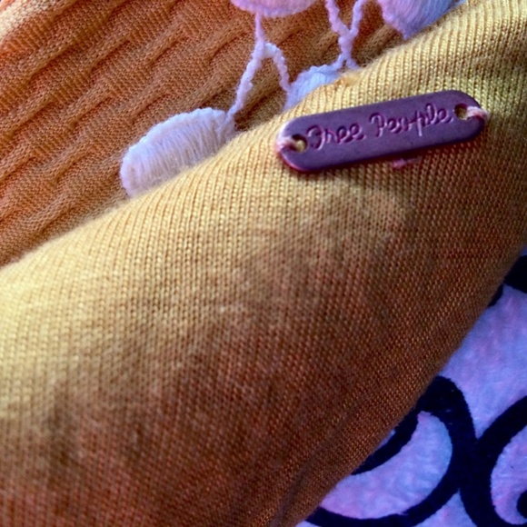 Free People Dress Golden Yellow w/ lace collar 4 - Picture 9 of 13